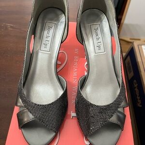 Touch Ups Silver and Black Heels